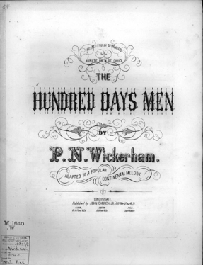 Military History Monday:  Hundred Days Men